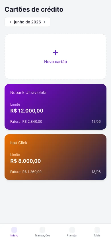 Kiskadees no navegador móvel
