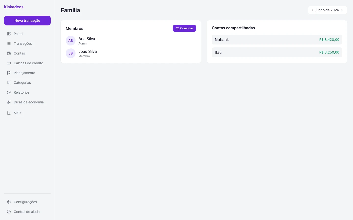 Família — Kiskadees web