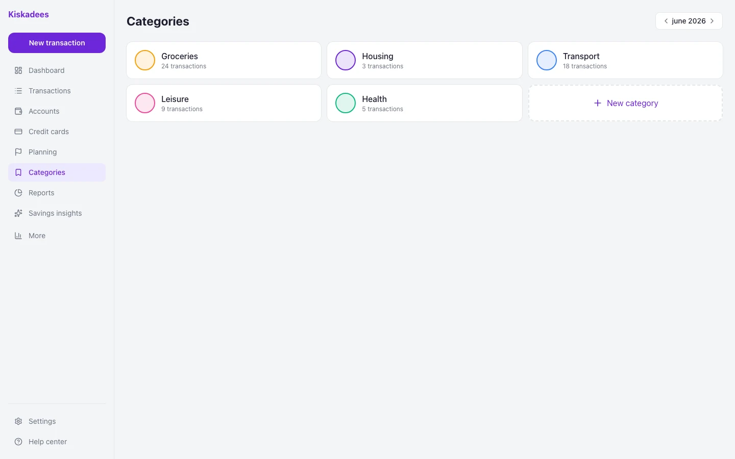 Organisation — Kiskadees web